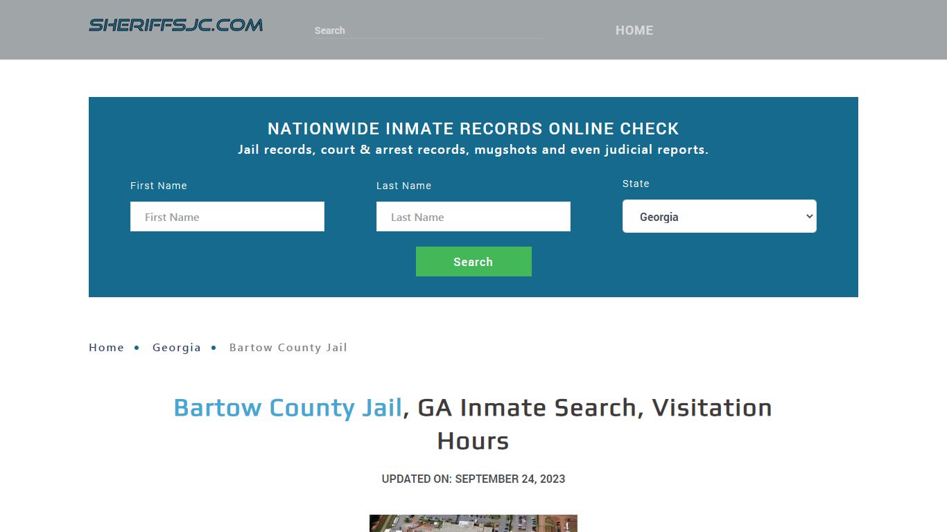 Bartow County Jail, GA Inmate Search, Visitation Hours